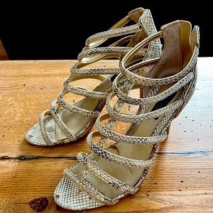 Women’s WHBM Snake Skin shoes size 8